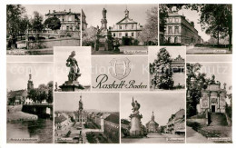 72919811 Rastatt Schloss Rathaus Monument Ankerbruecke Kaiserstrasse Einsiedlerk - Rastatt