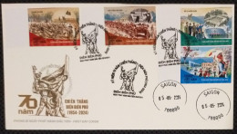 FDC Viet Nam Vietnam With Imperf Stamps 2024 : 70th Ann. Of Dien Bien Phu Victory / Bike / Bicycle / Veteran (Ms1189) - Vietnam