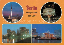 72919699 Berlin Fernsehturm Weltzeituhr Alexanderplatz Fischerinsel Hochhaeuser  - Sonstige & Ohne Zuordnung