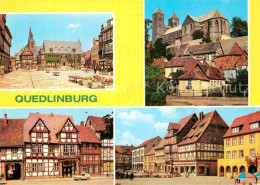 72919570 Quedlinburg Rathaus Dom Klopstockhaus Markt Fachwerkhaeuser Quedlinburg - Sonstige & Ohne Zuordnung