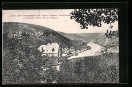 AK Bullay /Mosel, Blick Vom Prinzenkopf Auf Hotel Waldfrieden  - Autres & Non Classés