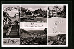 AK Beilstein /Mosel, Jugendherberge, Klostertreppe, Burg Metternich  - Autres & Non Classés