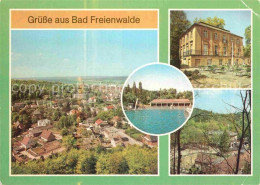 72918573 Bad Freienwalde Panorama Blick Vom Aussichtsturm Freibad Kulturhaus San - Bad Freienwalde