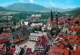 72918527 Goslar Altstadt Marktplatz Kirche Fliegeraufnahme Goslar - Goslar