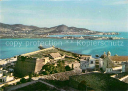 72917748 Ibiza Islas Baleares Alt Vila Al Fondo Talamanca Ibiza - Autres & Non Classés