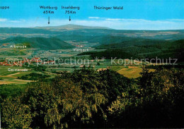 72917623 Germerode Panorama Hoher Meissner Ausflugsort Fernsicht Thueringer Wald - Autres & Non Classés