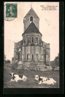 CPA Mézy, L`Église, Côté Est Monument Historique  - Sonstige & Ohne Zuordnung