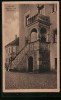 AK Oschatz, Schmucktreppe Am Rathaus  - Oschatz