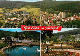 72917066 Bad Soden-Salmuenster Fliegeraufnahme Park Schwanenteich Bad Soden-Salm - Autres & Non Classés