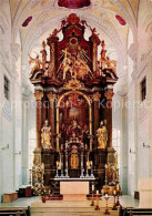 72916965 Traunstein Oberbayern Stadtpfarrkirche St Oswald Innenansicht Altar Tra - Traunstein