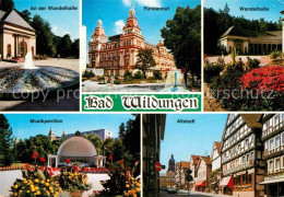 72916906 Bad Wildungen Wandelhalle Brunnen Fuerstenhof Musikpavillon Kurpark Alt - Bad Wildungen