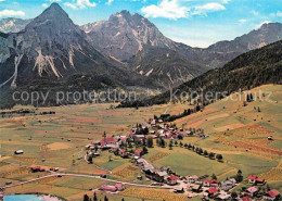 72915558 Lermoos Tirol Sonnenspitze Gruenstein Fliegeraufnahme Hotel Post  Lermo - Autres & Non Classés