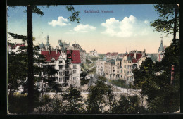 AK Karlsbad, Westend, Ortsansicht  - Tchéquie