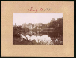 Fotografie Brück & Sohn Meissen, Ansicht Penig, Blick über Die Mulde Auf Die Stadt  - Lugares