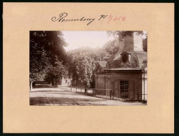 Fotografie Brück & Sohn Meissen, Ansicht Bad Ronneburg, Alte Kapelle Im Ort, Strassenpartie  - Orte