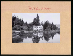 Fotografie Brück & Sohn Meissen, Ansicht Wilthen I. Sa., Partei An Der Forellen - Und Fischzüchterei  - Orte