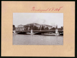 Fotografie Brück & Sohn Meissen, Ansicht Budapest, Blick Auf Das Königlich Ungarisches Museum Für Schöne Künste  - Lieux