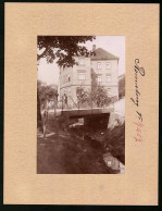 Fotografie Brück & Sohn Meissen, Ansicht Bad Ronneburg, Blick Auf Die Post An Der Brücke  - Plaatsen