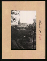 Fotografie Brück & Sohn Meissen, Ansicht Weida, Blick Vom Berg Auf Das Schloss Osterburg  - Lugares
