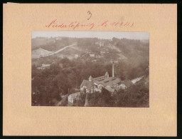 Fotografie Brück & Sohn Meissen, Ansicht Niederlössnitz, Fabrikanlage Am Ortsrand  - Lugares