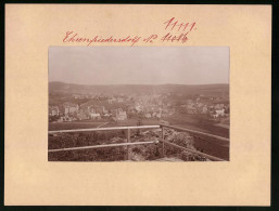 Fotografie Brück & Sohn Meissen, Ansicht Ehrenfriedersdorf, Blick Von Einem Aussichtspunkt  - Places
