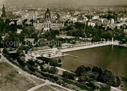 72915442 Hannover Fliegeraufnahme Mit Maschsee Neuem Rathaus Und Marktkirche Han - Hannover