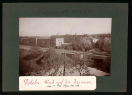 Fotografie Brück & Sohn Meissen, Ansicht Döbeln, Kaserne Des 11. Infanterie-Regiments Nr. 139 & Eisenbahnbrücke  - Plaatsen