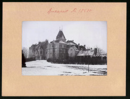 Fotografie Brück & Sohn Meissen, Ansicht Budapest, Partie Am Schloss Im Winter  - Lieux