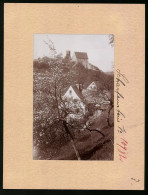 Fotografie Brück & Sohn Meissen, Ansicht Scharfenstein I. Erzg., Blick Vom Berg Auf Das Schloss Scharfenstein  - Orte