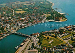 72915239 Sonderborg Fliegeraufnahme Brueckenpartie Sonderborg - Danemark