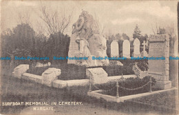 R091798 Surfboat Memorial In Cemetery. Margate. W. N. Bishop - Monde