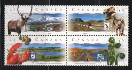 19999 Scenic Highways  Sc 1742a Se-tenant Block Of 4 MNH ** - Nuevos