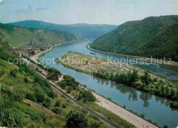 72914967 Hatzenport Panorama Mit Campinginsel Mosel Hatzenport - Sonstige & Ohne Zuordnung