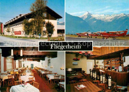 72914921 Zell See Gasthof Restaurant Fliegerheim Motorflugzeug Alpen Zell Am See - Other & Unclassified