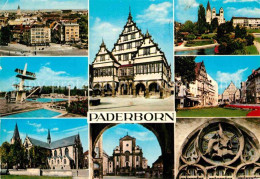 72914724 Paderborn Stadtpanorama Freibad Dom Rathaus Kirche Paderanlagen Marienp - Paderborn