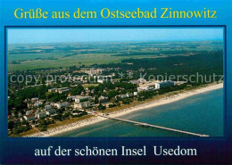 72913951 Zinnowitz Ostseebad Fliegeraufnahme Strand Zinnowitz - Zinnowitz