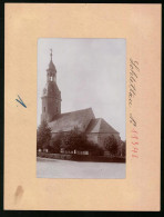 Fotografie Brück & Sohn Meissen, Ansicht Schlettau I. Erzg., Partie An Der Kirche  - Lugares