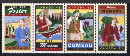 1998  Legendary Canadians Se-tenant Strip Of 4  Sc 1753a MNH - Ongebruikt