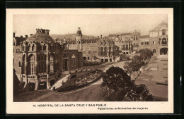 Postal Barcelona, Hospital De La Santa Cruz Y San Pablo  - Barcelona