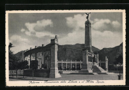 Cartolina Palermo, Monumento Della Libertà E Al Milite Ignoto  - Palermo