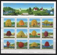 1994  Maple Trees Sheet Of 12 Se-tenant Sc 1524 MNH - Ungebraucht