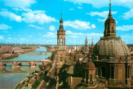 72913647 Zaragoza Aragon Basilica De El Pilar Ebropartie  Zaragoza Aragon - Other & Unclassified