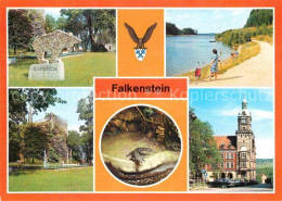 72913632 Falkenstein Vogtland Schlossfelsen Talsperre Tierpark Krokodil Rathaus  - Falkenstein (Vogtland)