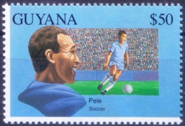 Guyana 1993 MNH, Pele Soccer, Sports - Andere & Zonder Classificatie