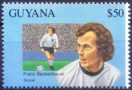 Guyana 1993 MNH, Franz Beckenbauer Soccer, Sports - - 1998 – Frankrijk