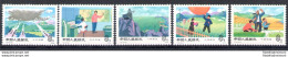 1978 CINA - Catalogo Michel N. 1494-98 - MNH** - Otros & Sin Clasificación