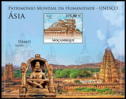 Mozambique 2010 MNH MS, UNESCO, Buddhist Architecture Sanchi Stupa India - Moskeeën En Synagogen