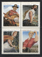 1992  Canadian Folklore  Se-tenant Block Of 4 Sc 1435a MNH - Unused Stamps