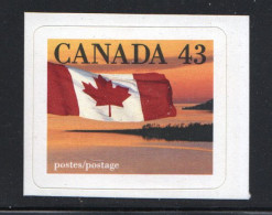 1993  Canadian Flag Over Shoreline - From Booklet Sc 1389 - Unused Stamps