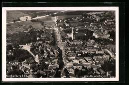 AK Frankenberg I. Sa., Fliegeraufnahme Vom Rt  - Frankenberg